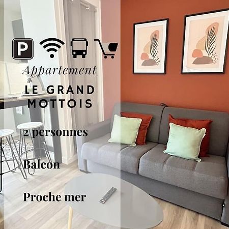 050 - Le Grand Mottois Studio, 2Pers - 100M Plage 라그랑모트 외부 사진